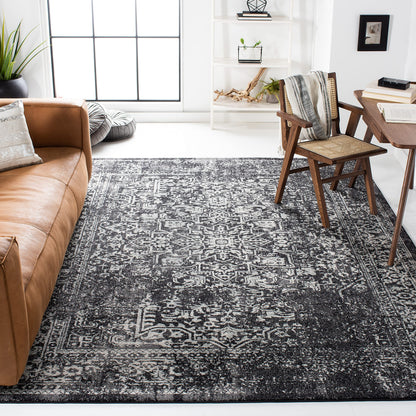 SAFAVIEH Evoke Area Rug 8x10 Large, Ivory & Taupe EVK256E