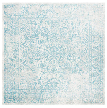 SAFAVIEH Evoke Area Rug 8x10 Large, Ivory & Taupe EVK256E