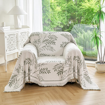 Couch Cover for Dogs Washable Sofa Cover, Sectional Couch Covers, Sofa Covers for 2 Cushion Couch, Non Slip Stripe Sofa Slipcovers Furniture Protector (Beige, 71x102)