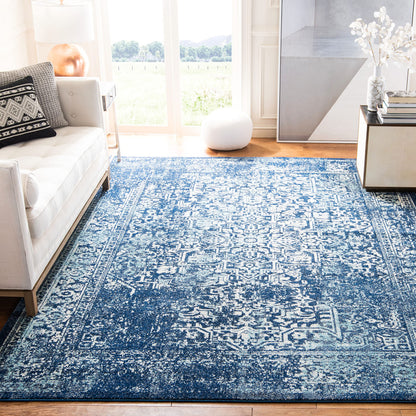 SAFAVIEH Evoke Area Rug 8x10 Large, Ivory & Taupe EVK256E