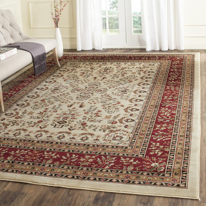 SAFAVIEH Lyndhurst Area Rug 9'x12', Traditional Red & Black LNH331B