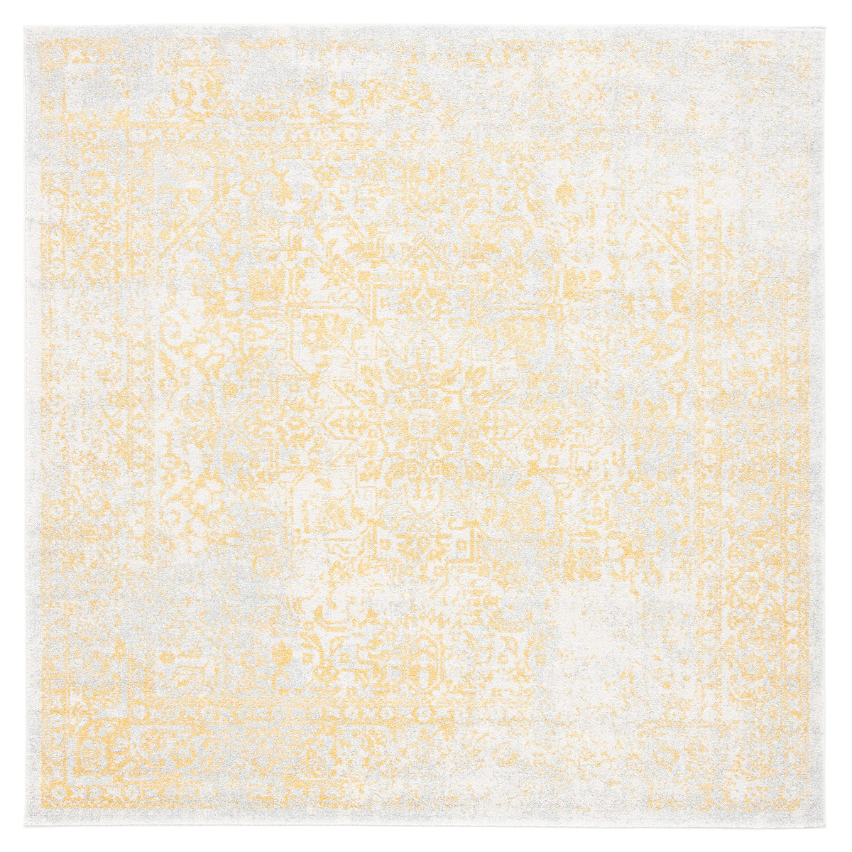 SAFAVIEH Evoke Area Rug 8x10 Large, Ivory & Taupe EVK256E