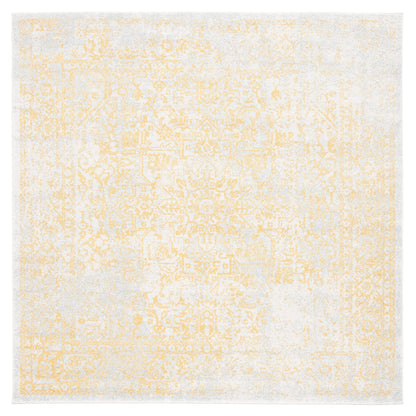 SAFAVIEH Evoke Area Rug 8x10 Large, Ivory & Taupe EVK256E