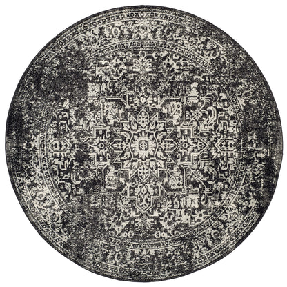 SAFAVIEH Evoke Area Rug 8x10 Large, Ivory & Taupe EVK256E