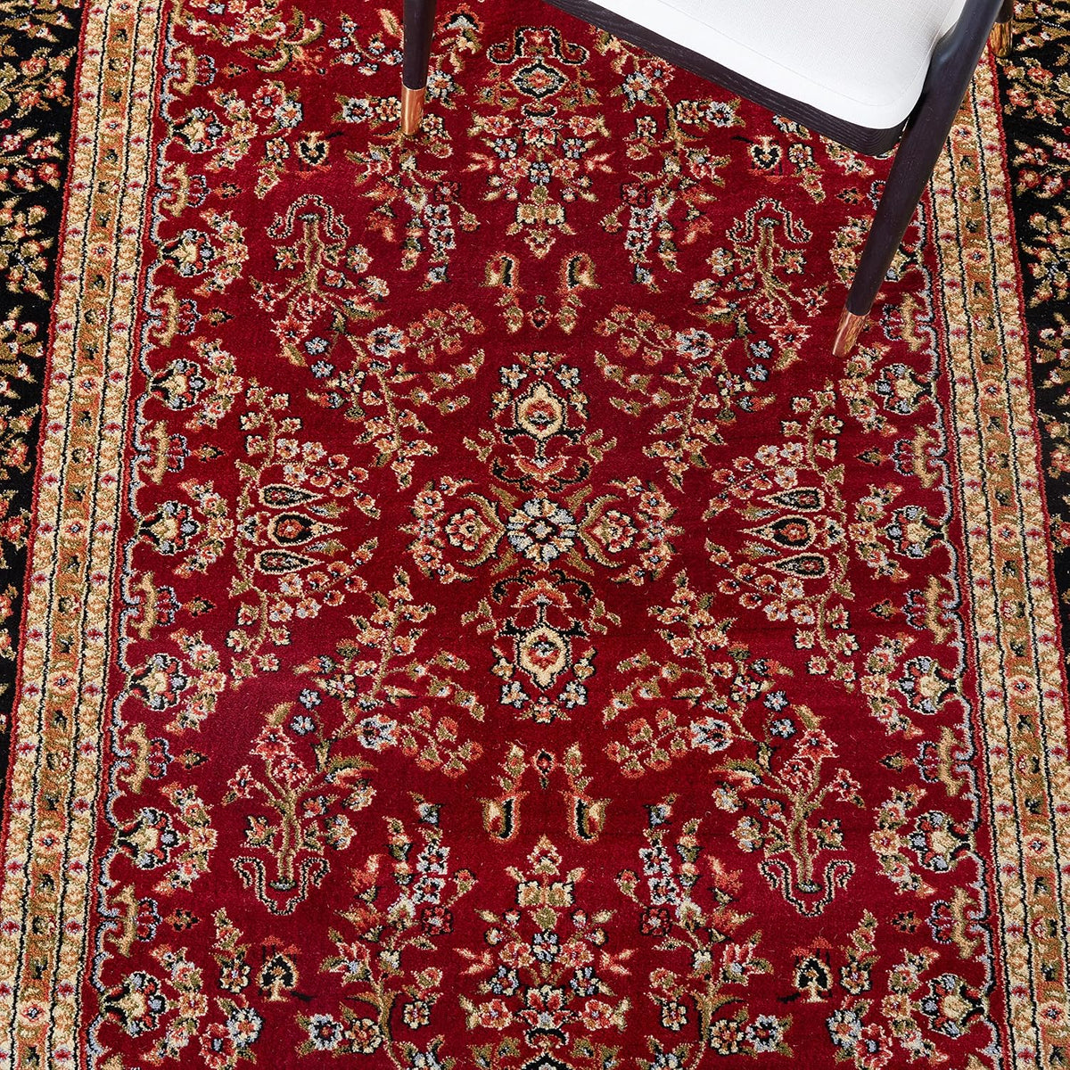 SAFAVIEH Lyndhurst Area Rug 9'x12', Traditional Red & Black LNH331B