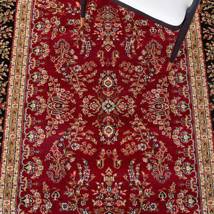 SAFAVIEH Lyndhurst Area Rug 9'x12', Traditional Red & Black LNH331B