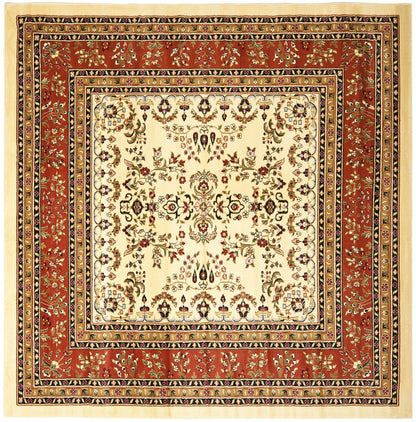 SAFAVIEH Lyndhurst Area Rug 9'x12', Traditional Red & Black LNH331B
