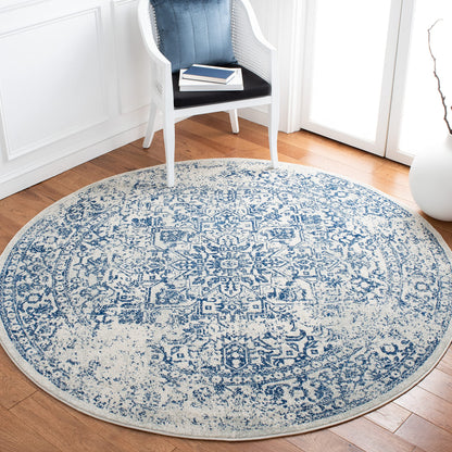 SAFAVIEH Evoke Area Rug 8x10 Large, Ivory & Taupe EVK256E