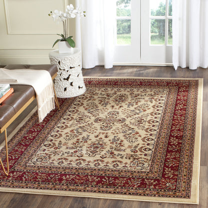 SAFAVIEH Lyndhurst Area Rug 9'x12', Traditional Red & Black LNH331B