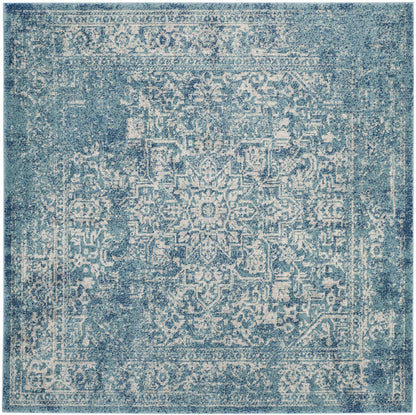 SAFAVIEH Evoke Area Rug 8x10 Large, Ivory & Taupe EVK256E