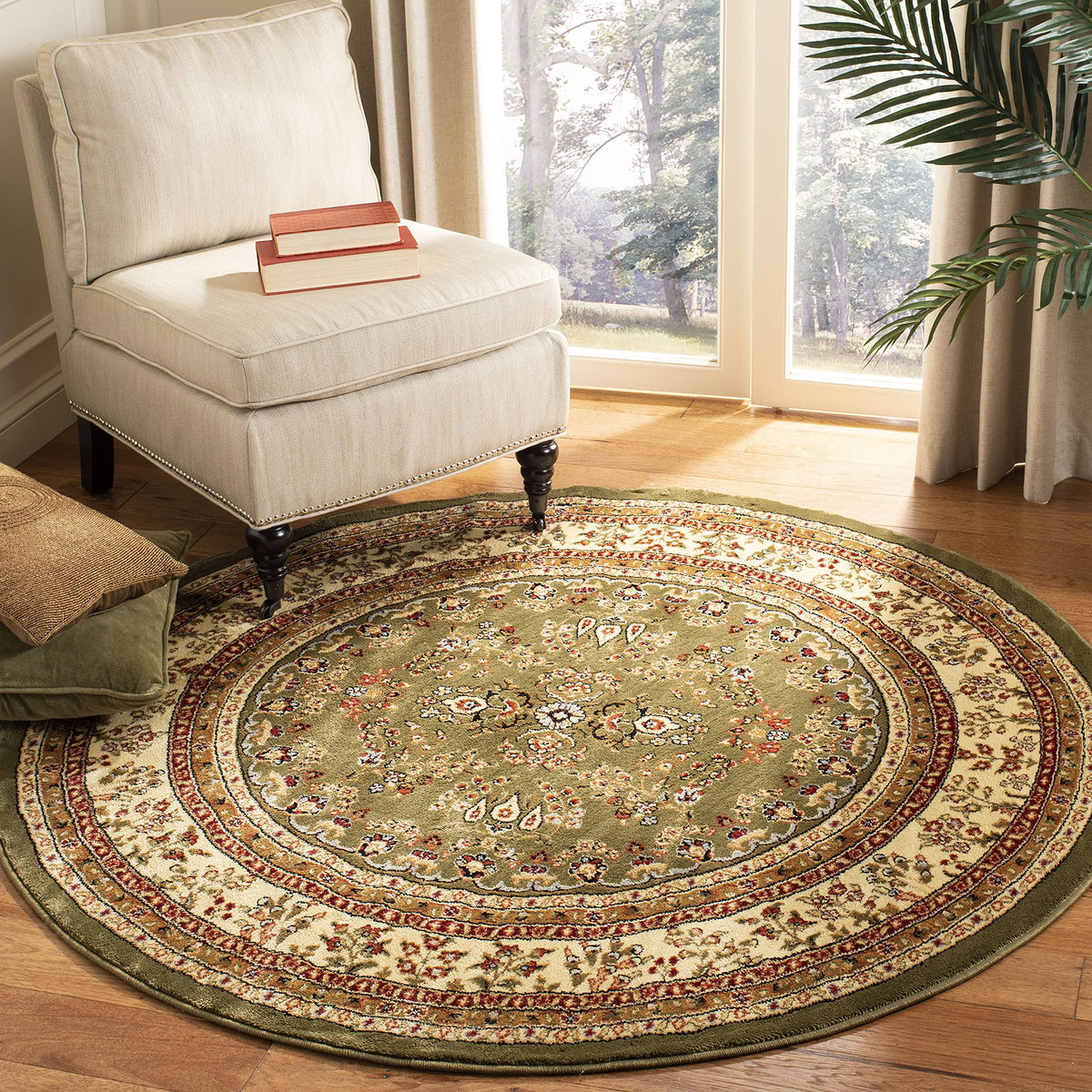 SAFAVIEH Lyndhurst Area Rug 9'x12', Traditional Red & Black LNH331B
