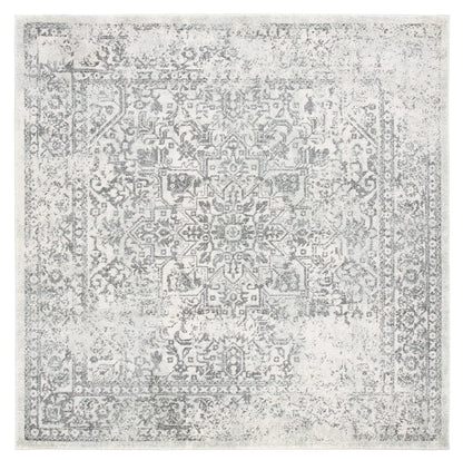 SAFAVIEH Evoke Area Rug 8x10 Large, Ivory & Taupe EVK256E